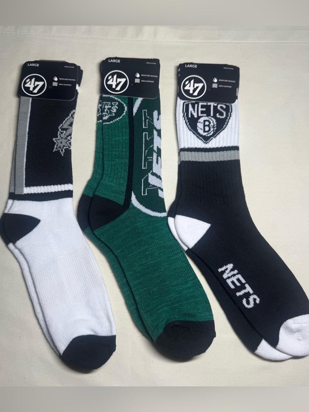 3 Pack of Athletic Team Socks